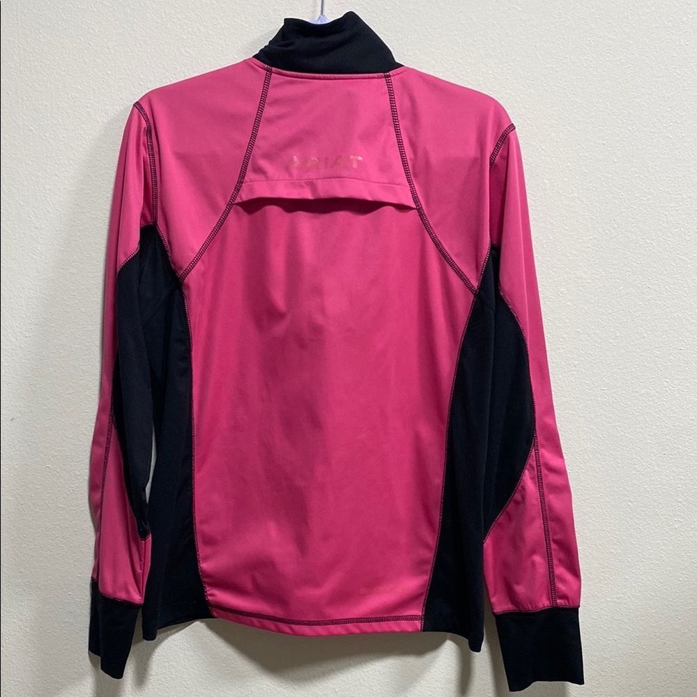 AriatTEK Bryce Cold Series Quarter-Zip Pullover – Pink & Black | Size Large - Picture 4 of 14